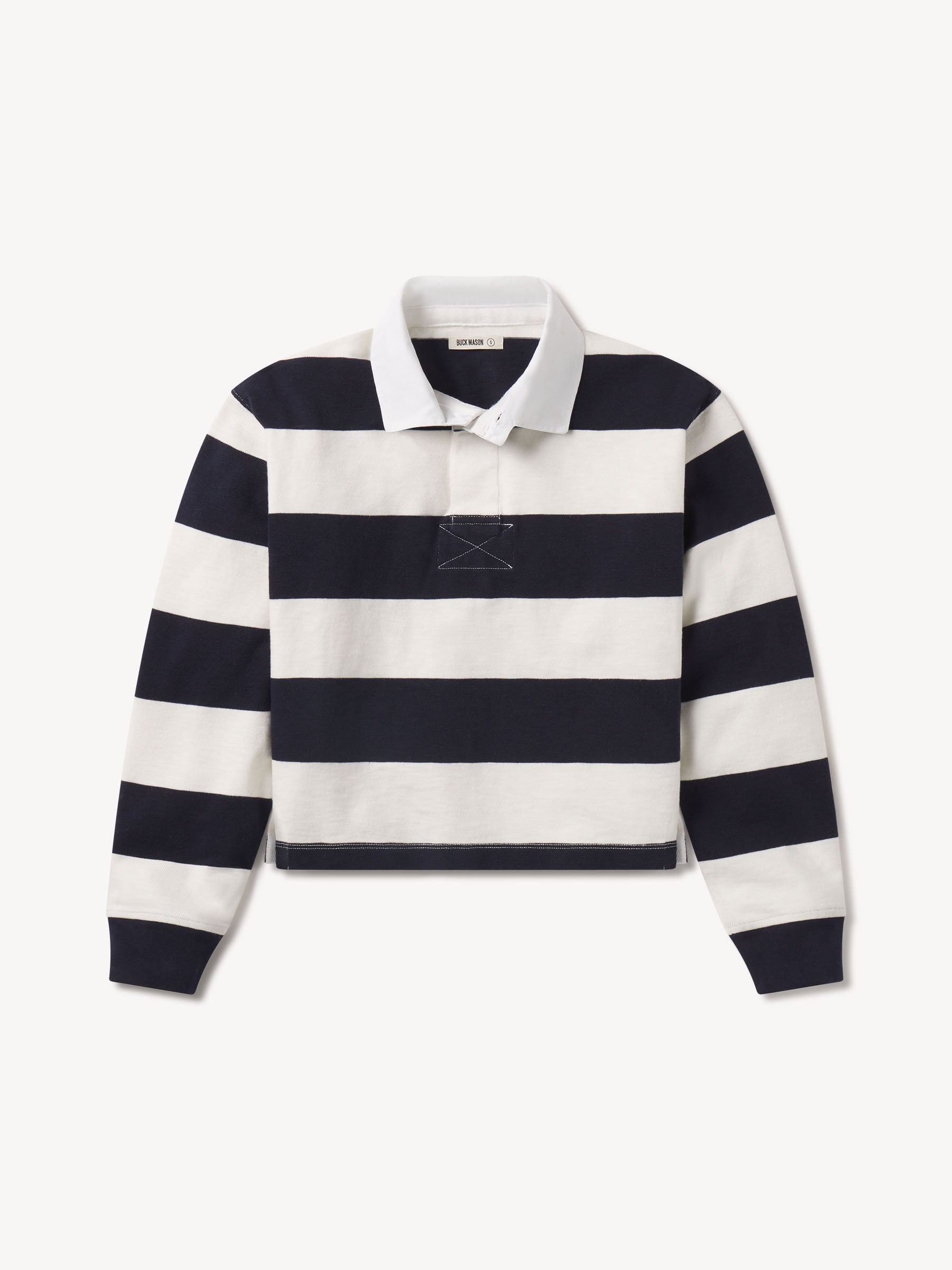 natural / navy stripe